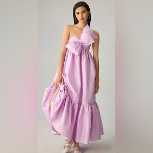Atsu (Anthropologie) Bow Dress - Lavender